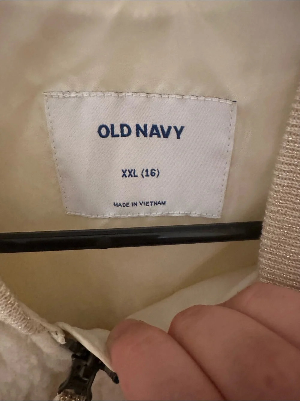 Old Navy Kid’s Cream Sherpa Bomber Jacket